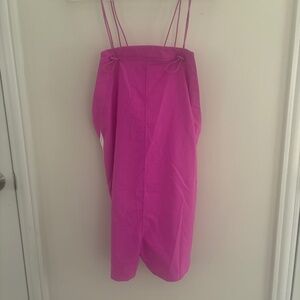 Women's Pink Spaghetti-Strap Dress